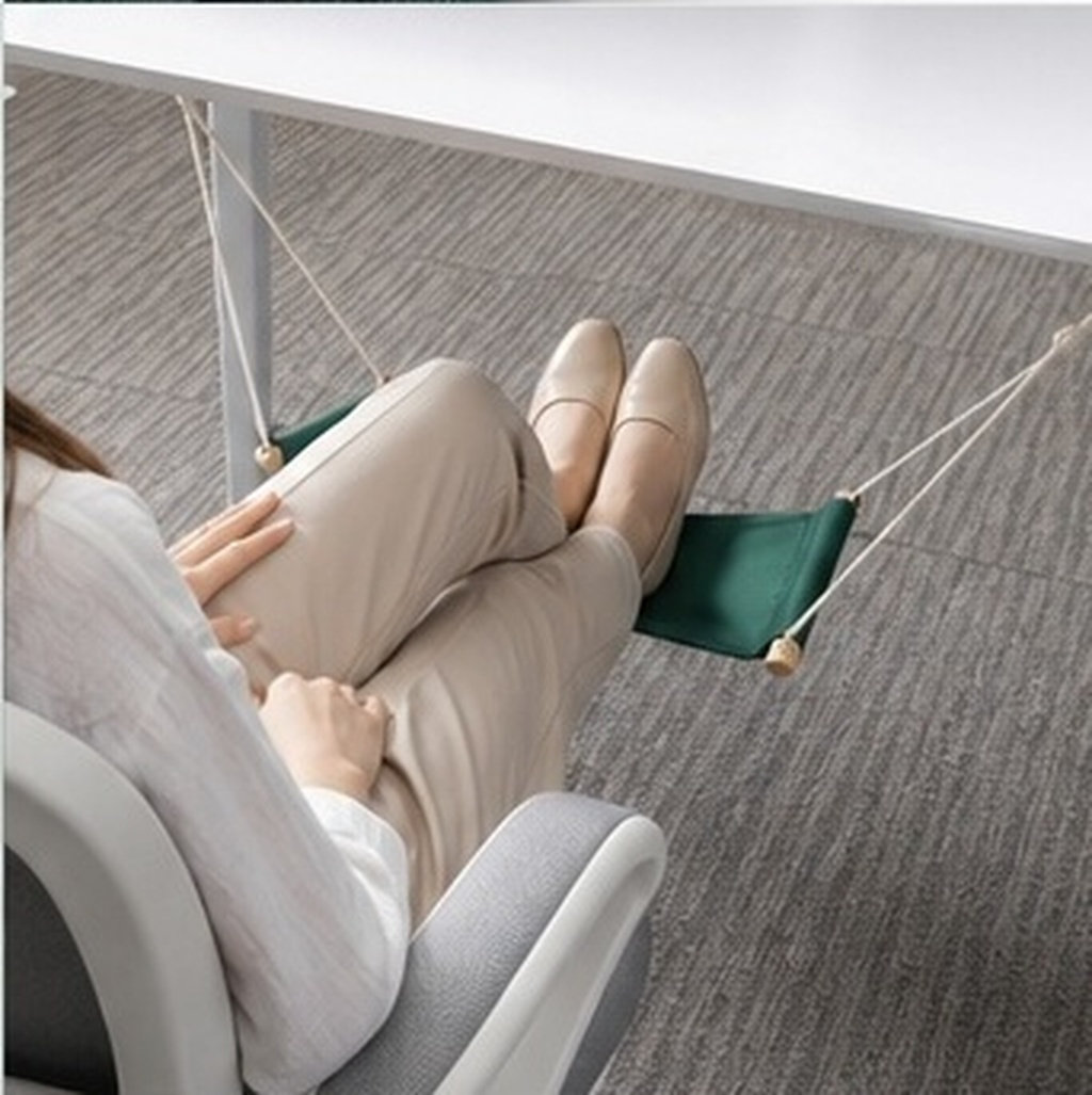 Footrest Under Desk - Rede para os pés para usar