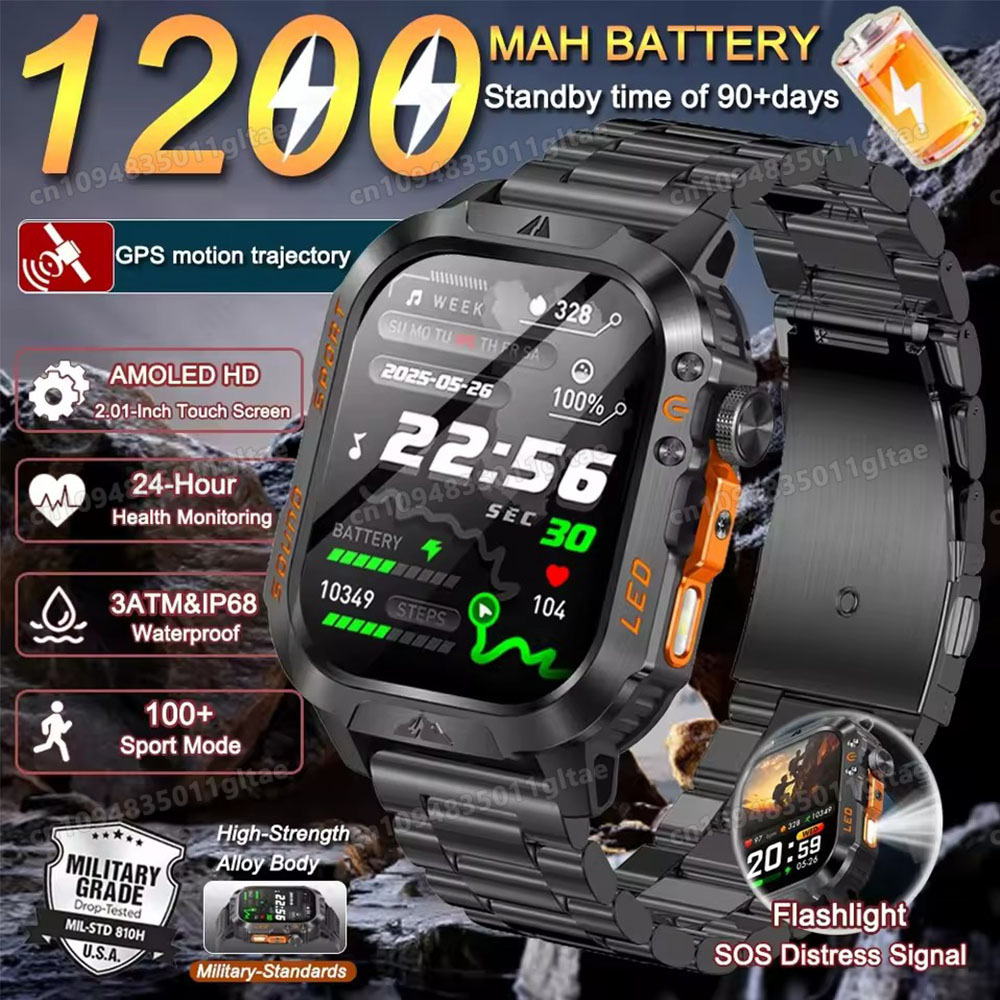 2026 Novo Smartwatch Militar M - Phase Esports & Gaming Festival avaliação e preço