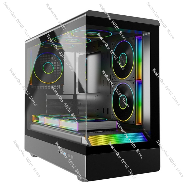 Gabinete de PC Gamer com Vidro - Esports Gaming Pc Build avaliação e preço